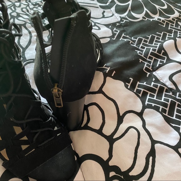 Open Toe Heeled Bootie - Picture 4 of 4